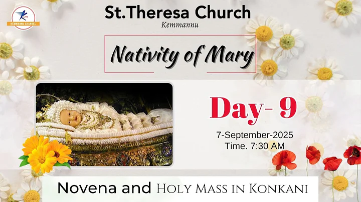 Novena and Holy Mass in Konkani | Day 9 | St. Theresa Church, Kemmannu | Udupi